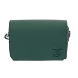 LOUIS VUITTON ルイヴィトン ウェアラブルウォレット ファストライン アエログラム グリーン M82367 メンズ レザー ショルダーバッグ Aランク 中古 銀蔵