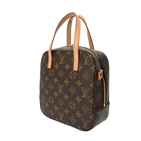 LOUIS VUITTON ルイヴィトン モノグラム スポンティーニ 2WAY ブラウン M47500 レディース モノグラムキャンバス ハンドバッグ ABランク 中古 銀蔵
