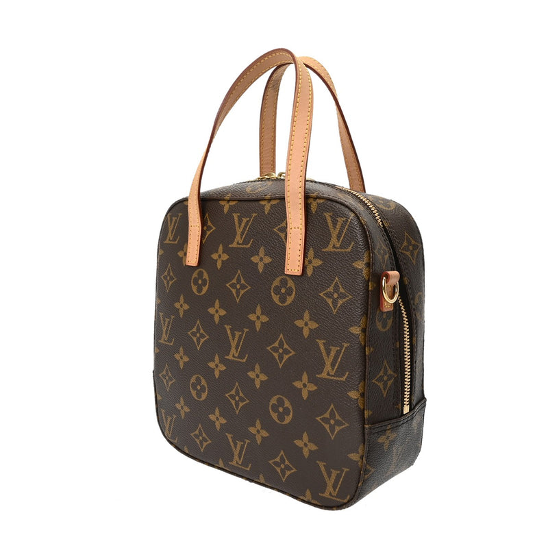 LOUIS VUITTON ルイヴィトン モノグラム スポンティーニ 2WAY ブラウン M47500 レディース モノグラムキャンバス ハンドバッグ ABランク 中古 銀蔵