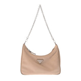 PRADA プラダ ショルダーバッグ ベージュ 1BH204 レディース ナイロン/サフィアーノレザー ショルダーバッグ ABランク 中古 銀蔵