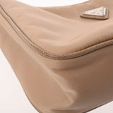 PRADA プラダ ショルダーバッグ ベージュ 1BH204 レディース ナイロン/サフィアーノレザー ショルダーバッグ ABランク 中古 銀蔵