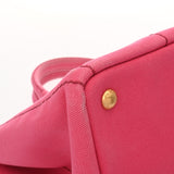 PRADA プラダ カナパ ラージ トート ピンク 1BG642 レディース キャンバス ハンドバッグ Bランク 中古 銀蔵
