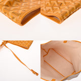 GOYARD ゴヤール サンルイ PM ヘリンボーン イエロー ユニセックス PVC トートバッグ 未使用 銀蔵