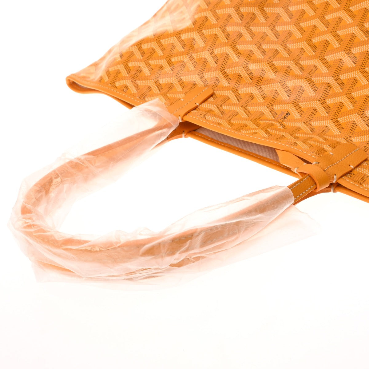 GOYARD ゴヤール サンルイ PM ヘリンボーン イエロー ユニセックス PVC