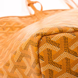 GOYARD ゴヤール サンルイ PM ヘリンボーン イエロー ユニセックス PVC トートバッグ 未使用 銀蔵
