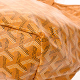 GOYARD ゴヤール サンルイ PM ヘリンボーン イエロー ユニセックス PVC トートバッグ 未使用 銀蔵