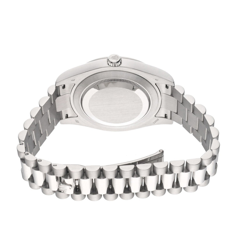 ロレックス デイデイト II 218206 ランダムシリアル アイスブルー/ダイヤモンド メンズ 腕時計 自動巻き 中古 銀蔵