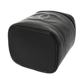 CHANEL シャネル 縦型 バニティバッグ ブラック A01998 レディース キャビアスキン バニティバッグ Bランク 中古 銀蔵