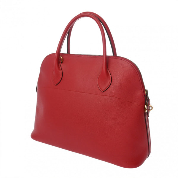 HERMES エルメス ボリード 37 2WAY ルージュアッシュ ○U刻印(1991年頃) レディース クシュベル ハンドバッグ Bランク 中古 銀蔵