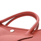 HERMES エルメス ガーデンパーティ PM ルージュデュセス □R刻印(2014年頃) レディース ネゴンダ ハンドバッグ ABランク 中古 銀蔵