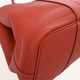 HERMES エルメス ガーデンパーティ PM ルージュデュセス □R刻印(2014年頃) レディース ネゴンダ ハンドバッグ ABランク 中古 銀蔵