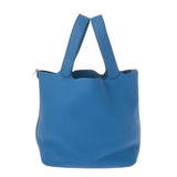 HERMES エルメス ピコタンロック GM ブルーザンジバル A刻印(2017年頃) レディース トリヨンクレマンス ハンドバッグ Aランク 中古 銀蔵