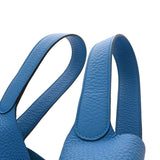 HERMES エルメス ピコタンロック GM ブルーザンジバル A刻印(2017年頃) レディース トリヨンクレマンス ハンドバッグ Aランク 中古 銀蔵