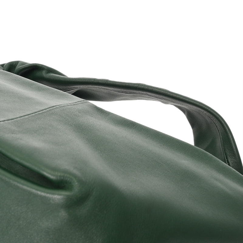 BOTTEGAVENETA ボッテガヴェネタ ダブルノット グリーン レディース レザー ハンドバッグ Aランク 中古 銀蔵