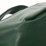 BOTTEGAVENETA ボッテガヴェネタ ダブルノット グリーン レディース レザー ハンドバッグ Aランク 中古 銀蔵