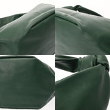 BOTTEGAVENETA ボッテガヴェネタ ダブルノット グリーン レディース レザー ハンドバッグ Aランク 中古 銀蔵