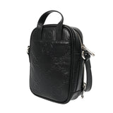 GUCCI グッチ GGエンボス ブラック 658553 メンズ レザー ショルダーバッグ ABランク 中古 銀蔵