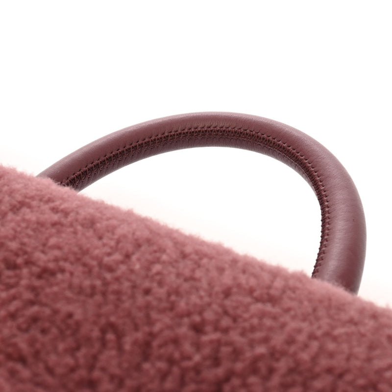 CHANEL シャネル トップハンドル フラップバッグ XS 2WAY ボルドー A92990 レディース シアリング ハンドバッグ ABランク 中古 銀蔵