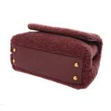 CHANEL シャネル トップハンドル フラップバッグ XS 2WAY ボルドー A92990 レディース シアリング ハンドバッグ ABランク 中古 銀蔵