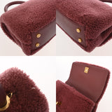 CHANEL シャネル トップハンドル フラップバッグ XS 2WAY ボルドー A92990 レディース シアリング ハンドバッグ ABランク 中古 銀蔵