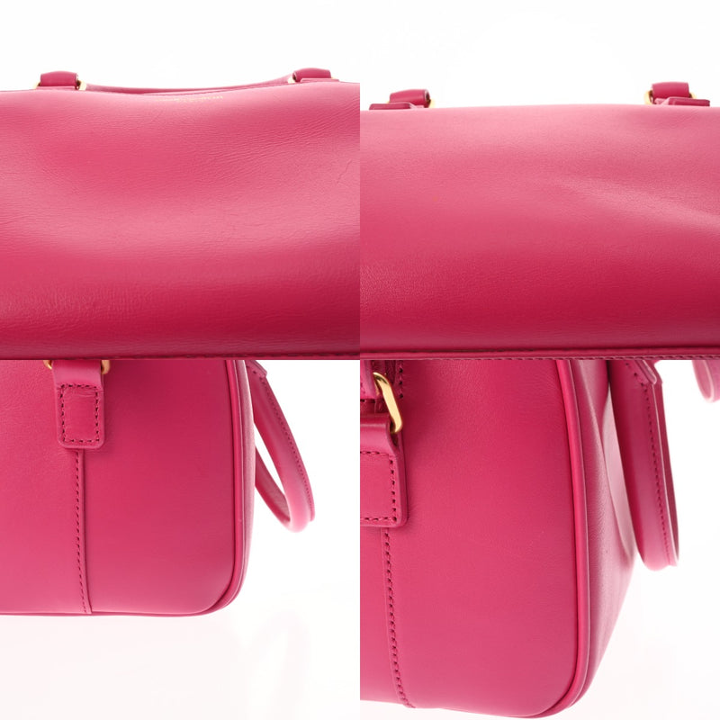 SAINT LAURENT サンローラン ベイビーダッフル 2WAY ショルダー ピンク 330958 レディース レザー ショルダーバッグ ABランク 中古 銀蔵