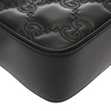 GUCCI グッチ GGマトラッセ スモールショルダーバッグ ブラック 702234 レディース レザー ショルダーバッグ Aランク 中古 銀蔵