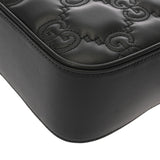 GUCCI グッチ GGマトラッセ スモールショルダーバッグ ブラック 702234 レディース レザー ショルダーバッグ Aランク 中古 銀蔵