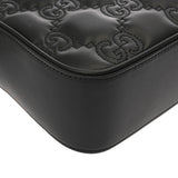 GUCCI グッチ GGマトラッセ スモールショルダーバッグ ブラック 702234 レディース レザー ショルダーバッグ Aランク 中古 銀蔵