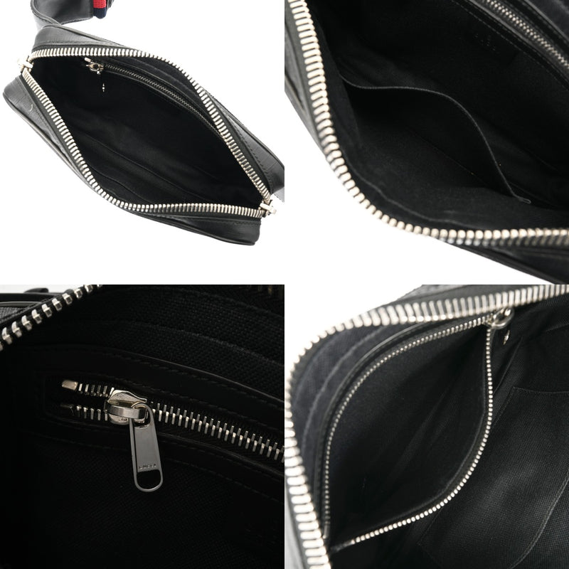 GUCCI グッチ GGスプリーム ベルトバッグ ブラック/グレー 474293 メンズ GGスプリームキャンバス ボディバッグ Aランク 中古 銀蔵