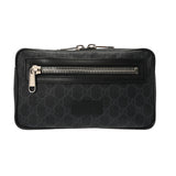GUCCI グッチ GGスプリーム ベルトバッグ ブラック/グレー 474293 メンズ GGスプリームキャンバス ボディバッグ Aランク 中古 銀蔵