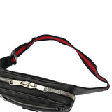 GUCCI グッチ GGスプリーム ベルトバッグ ブラック/グレー 474293 メンズ GGスプリームキャンバス ボディバッグ Aランク 中古 銀蔵