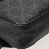 GUCCI グッチ GGスプリーム ベルトバッグ ブラック/グレー 474293 メンズ GGスプリームキャンバス ボディバッグ Aランク 中古 銀蔵