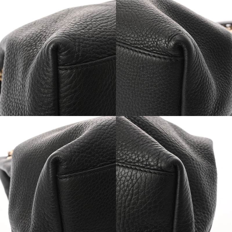 GUCCI グッチ ソーホー インターロッキング チェーントート ブラック 308982 レディース カーフ トートバッグ ABランク 中古 銀蔵