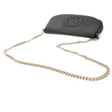GUCCI グッチ ソーホー チェーンショルダー アウトレット品 ブラック レディース レザー ショルダーバッグ ABランク 中古 銀蔵