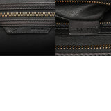 CELINE セリーヌ ラゲージ ミニショッパー ブラック/ブルー/グレー 165213 レディース スムースカーフ/スエード ハンドバッグ Bランク 中古 銀蔵