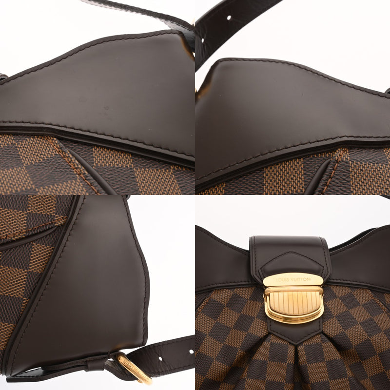 LOUIS VUITTON ルイヴィトン ダミエ システィナ MM ブラウン N41541