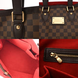 LOUIS VUITTON ルイヴィトン ダミエ ハムステッド PM ブラウン N51205 レディース ダミエキャンバス ハンドバッグ ABランク 中古 銀蔵