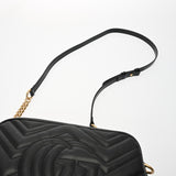 GUCCI グッチ GGマーモント スモールカメラバッグ ブラック 447632 レディース レザー ショルダーバッグ Aランク 中古 銀蔵