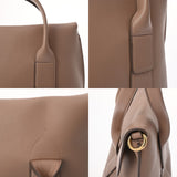 SALVATORE FERRAGAMO フェラガモ 2WAY スモーキーピンク レディース レザー ショルダーバッグ ABランク 中古 銀蔵