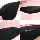 BALENCIAGA バレンシアガ キャッシュ ピンク 637130 レディース 型押しレザー コインケース Bランク 中古 銀蔵