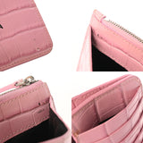 BALENCIAGA バレンシアガ キャッシュ ピンク 637130 レディース 型押しレザー コインケース Bランク 中古 銀蔵