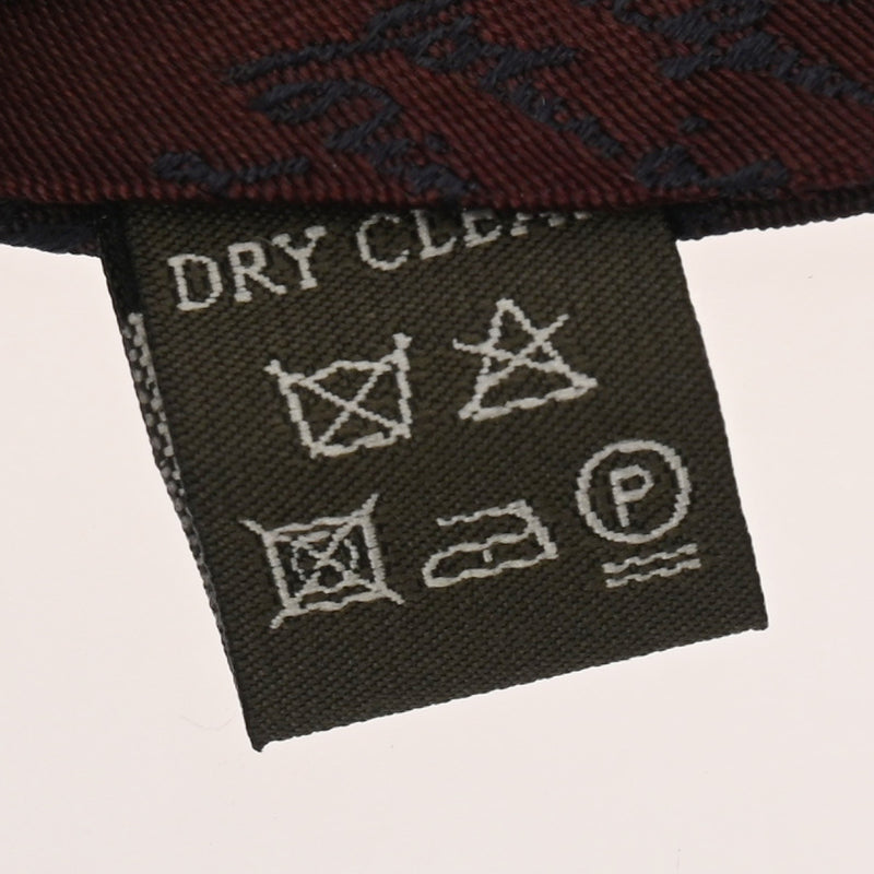 BERLUTI ベルルッティ カリグラフィ ボルドー メンズ シルク100% ネクタイ 未使用 銀蔵