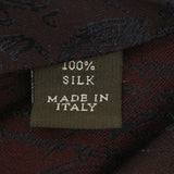 BERLUTI ベルルッティ カリグラフィ ボルドー メンズ シルク100% ネクタイ 未使用 銀蔵