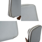 HERMES エルメス アザップ コンパクト ミニ ブルーブリュム Y刻印(2020年頃) レディース ヴォーエプソン コインケース Bランク 中古 銀蔵