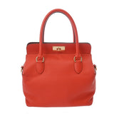HERMES エルメス ツールボックス 26 2WAY カプシーヌ ルージュアッシュ C刻印(2018年頃) レディース エバーカラー ハンドバッグ ABランク 中古 銀蔵