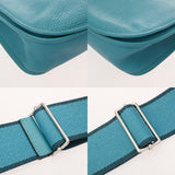 HERMES エルメス エヴリン3 GM ターコイズ □R刻印(2014年頃) ユニセックス トリヨンクレマンス ショルダーバッグ Bランク 中古 銀蔵