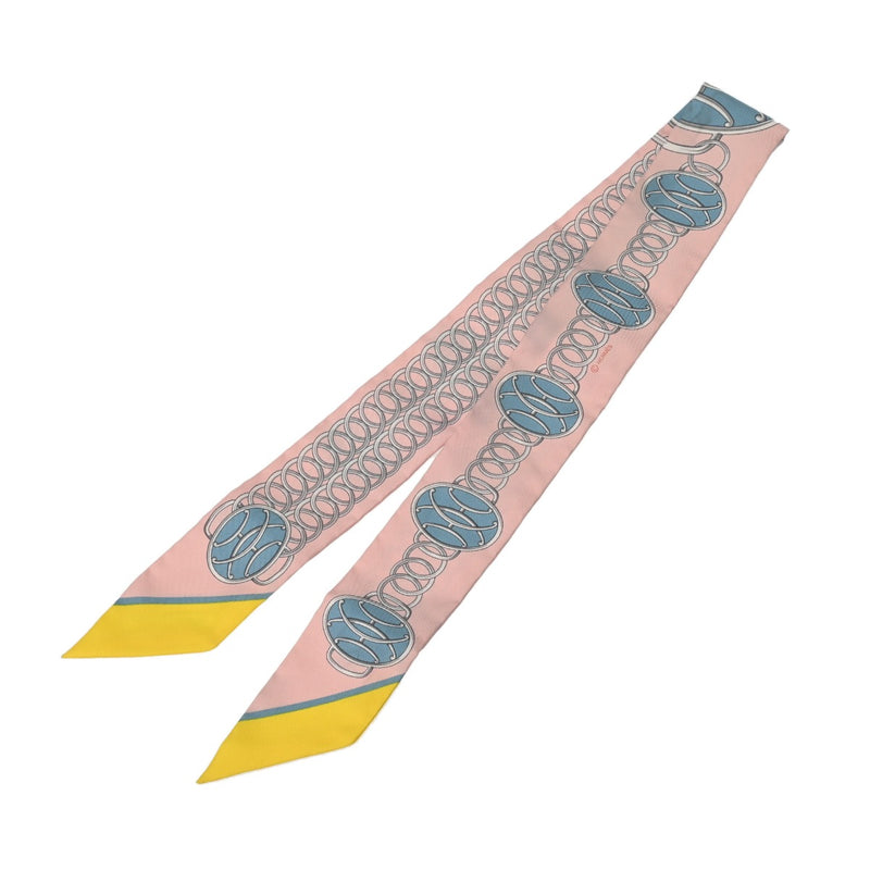 HERMES エルメス ツイリー LIFT PROFILE マルチカラー レディース シルク100％ スカーフ Bランク 中古 銀蔵