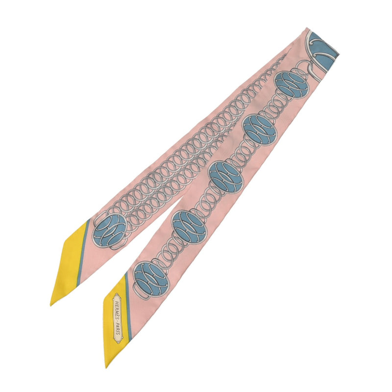 HERMES エルメス ツイリー LIFT PROFILE マルチカラー レディース シルク100％ スカーフ Bランク 中古 銀蔵