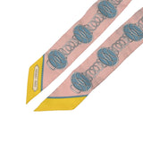 HERMES エルメス ツイリー LIFT PROFILE マルチカラー レディース シルク100％ スカーフ Bランク 中古 銀蔵