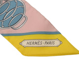 HERMES エルメス ツイリー LIFT PROFILE マルチカラー レディース シルク100％ スカーフ Bランク 中古 銀蔵